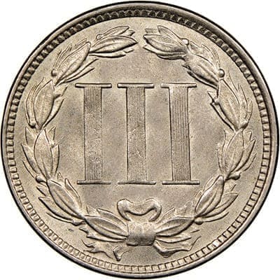 US 1868 Three Cent Value
