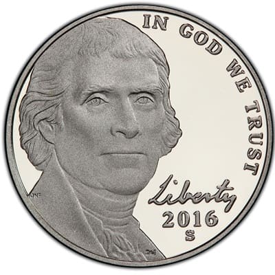 US US 2016 Nickel Value