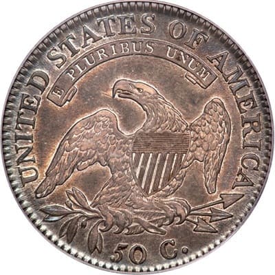 Obverse of US 1817 Half Dollar Value