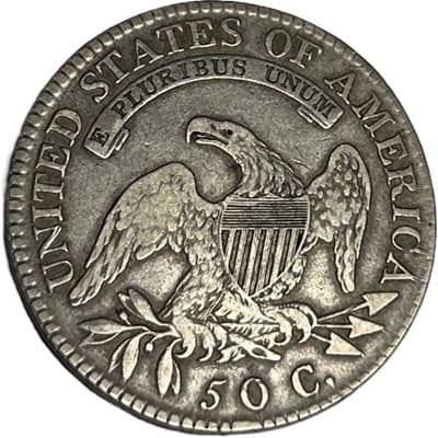 Obverse of US 1819 Half Dollar Value