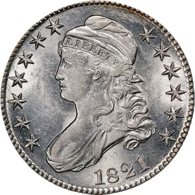 US 1821 Half Dollar