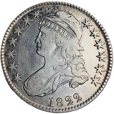 US 1822 Half Dollar
