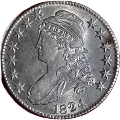 US 1824 Half Dollar