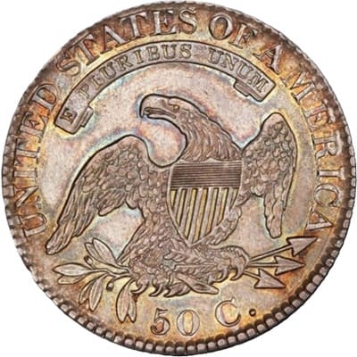 Obverse of US 1826 Half Dollar Value