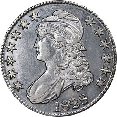 US 1828 Half Dollar