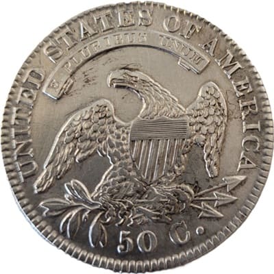 Obverse of US 1832 Half Dollar Value