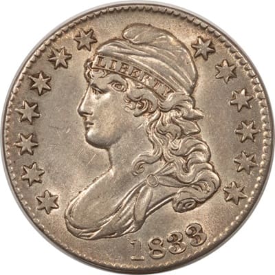 US 1833 Half Dollar
