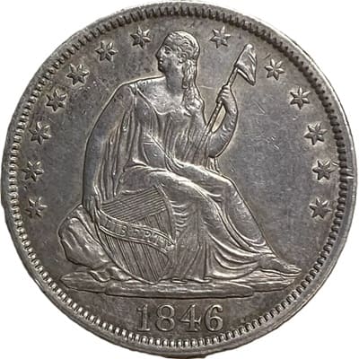US 1846 Half Dollar