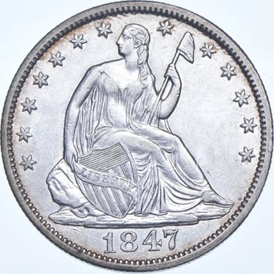 US 1847 Half Dollar