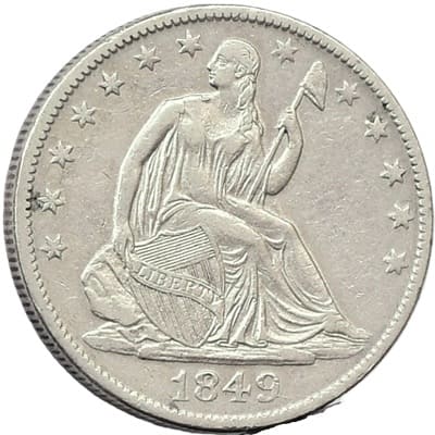 US 1849 Half Dollar
