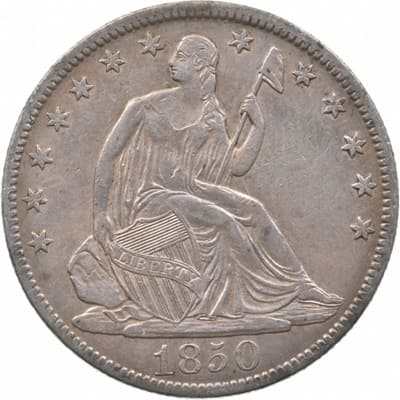 US 1850 Half Dollar