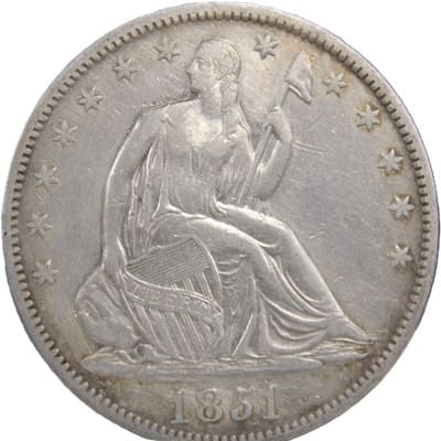 US 1851 Half Dollar