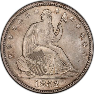 US 1852 Half Dollar