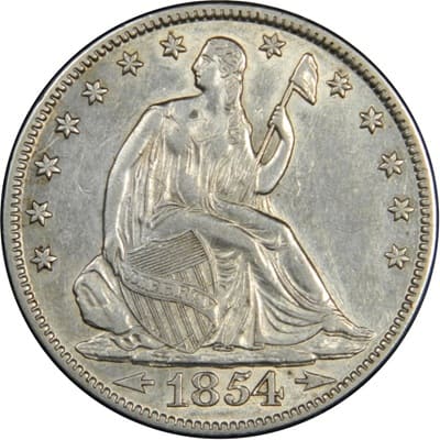 US 1854 Half Dollar