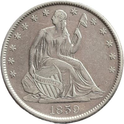 US 1859 Half Dollar
