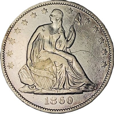 US 1860 Half Dollar