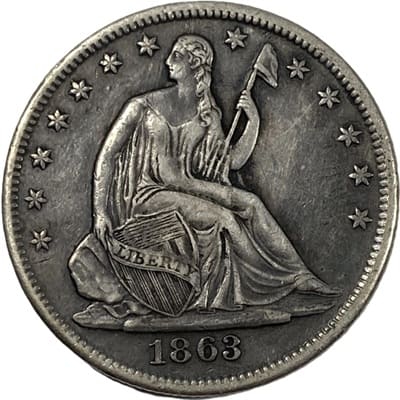 US 1863 Half Dollar