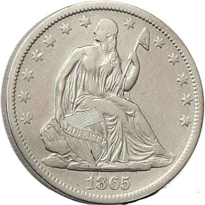 US 1865 Half Dollar