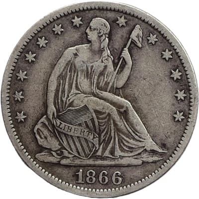 US 1866 Half Dollar