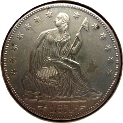 US 1874 Half Dollar
