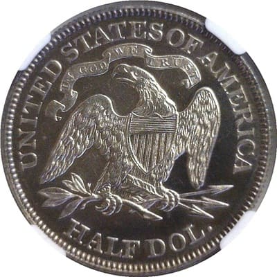 Obverse of US 1880 Half Dollar Value