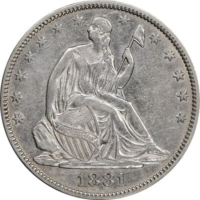 US 1881 Half Dollar