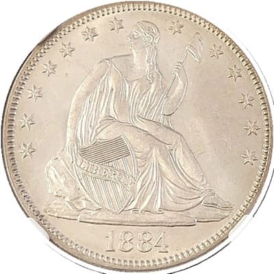 US 1884 Half Dollar