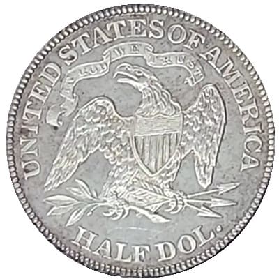 Obverse of US 1886 Half Dollar Value
