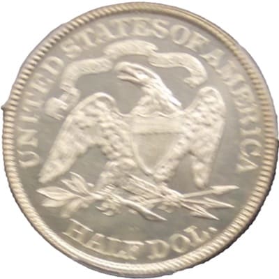 Obverse of US 1888 Half Dollar Value