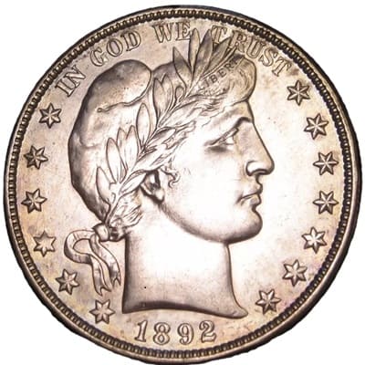 US 1892 Half Dollar