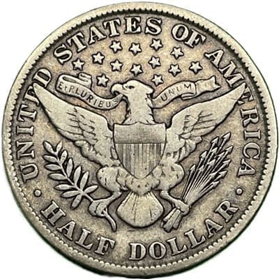 Obverse of US 1900 Half Dollar Value