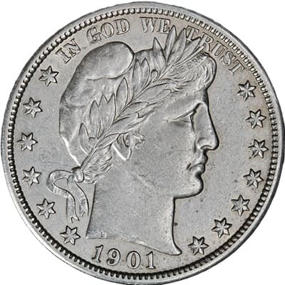 US 1901 Half Dollar