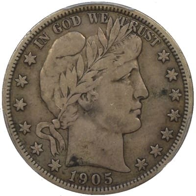 US 1905 Half Dollar