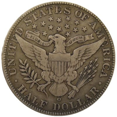 Obverse of US 1905 Half Dollar Value