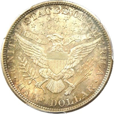 Obverse of US 1906 Half Dollar Value
