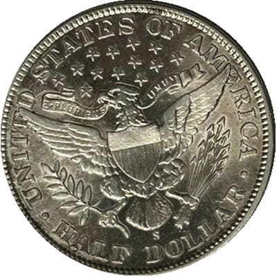 Obverse of US 1910 Half Dollar Value