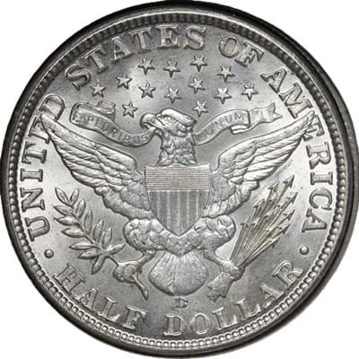Obverse of US 1913 Half Dollar Value