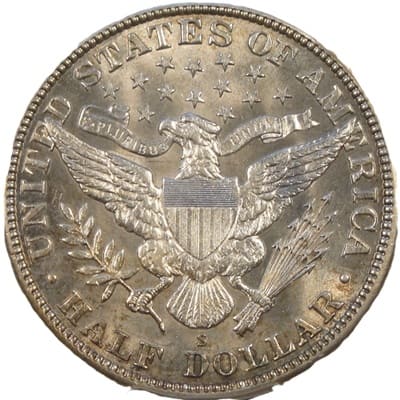 Obverse of US 1914 Half Dollar Value