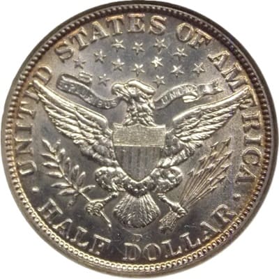 Obverse of US 1915 Half Dollar Value
