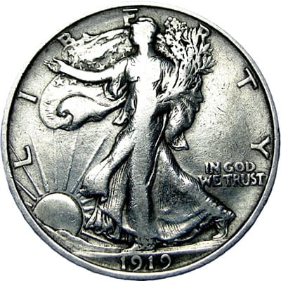 US 1919 Half Dollar