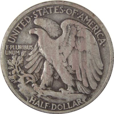 Obverse of US 1921 Half Dollar Value