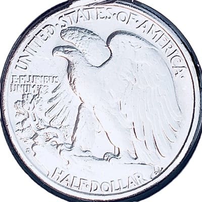 Obverse of US 1923 Half Dollar Value