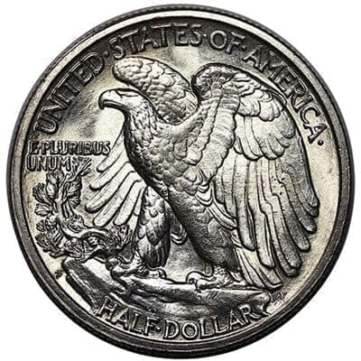 Obverse of US 1928 Half Dollar Value