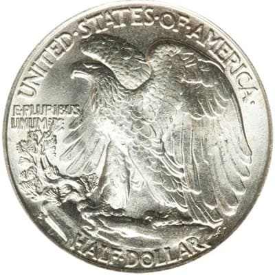 Obverse of US 1933 Half Dollar Value