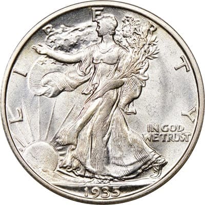 US 1935 Half Dollar