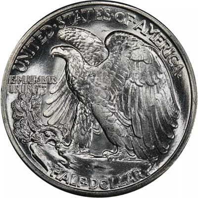Obverse of US 1941 Half Dollar Value