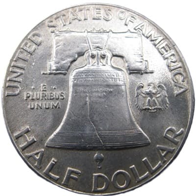 Obverse of US 1949 Half Dollar Value