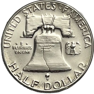 Obverse of US 1951 Half Dollar Value
