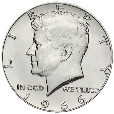 US 1966 Half Dollar