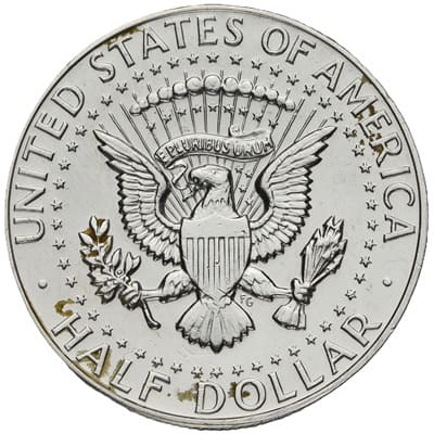 Obverse of US 1966 Half Dollar Value